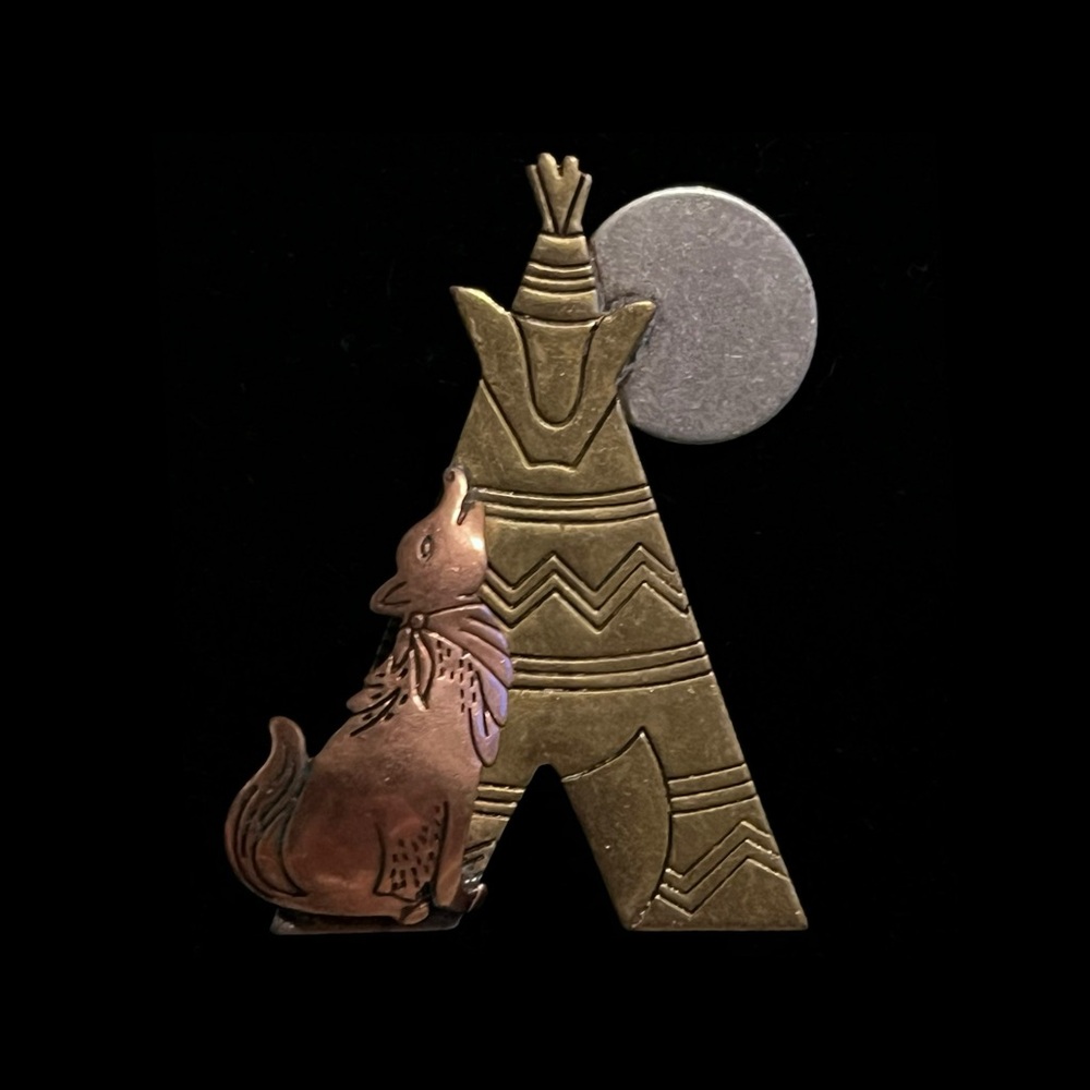Tri colored Southwest Styled Brooch